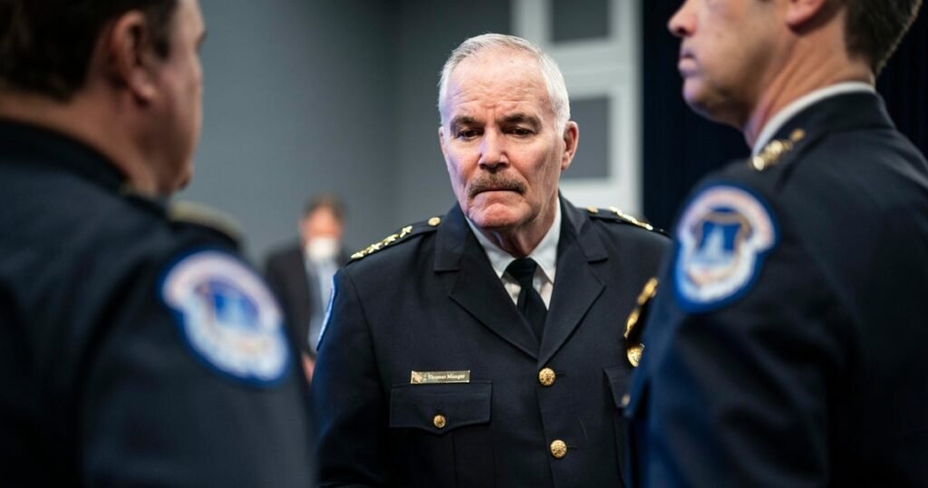 As Capitol Police Chief Thomas Manger retires, he’s concerned about spike in threats against lawmakers