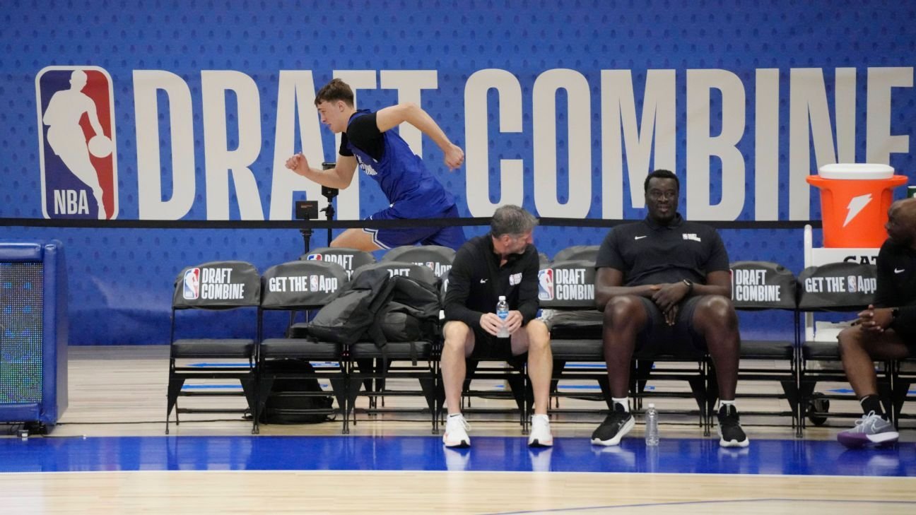 Best of Tuesday at the NBA combine: Day 1 standouts, what we’re hearing, draft buzz