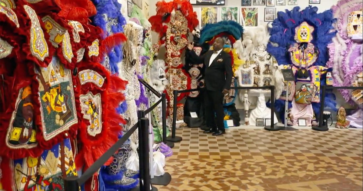 New Orleans “Beadmaster” pays homage to Mardi Gras’ history with his art