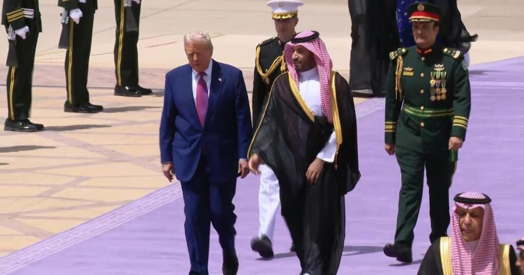 President Trump arrives in Saudi Arabia amid backlash over Qatar jet offer