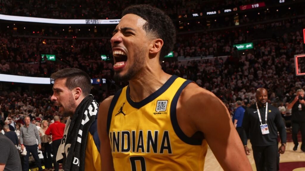 Report: Pacers’ Haliburton warned for G2 dance