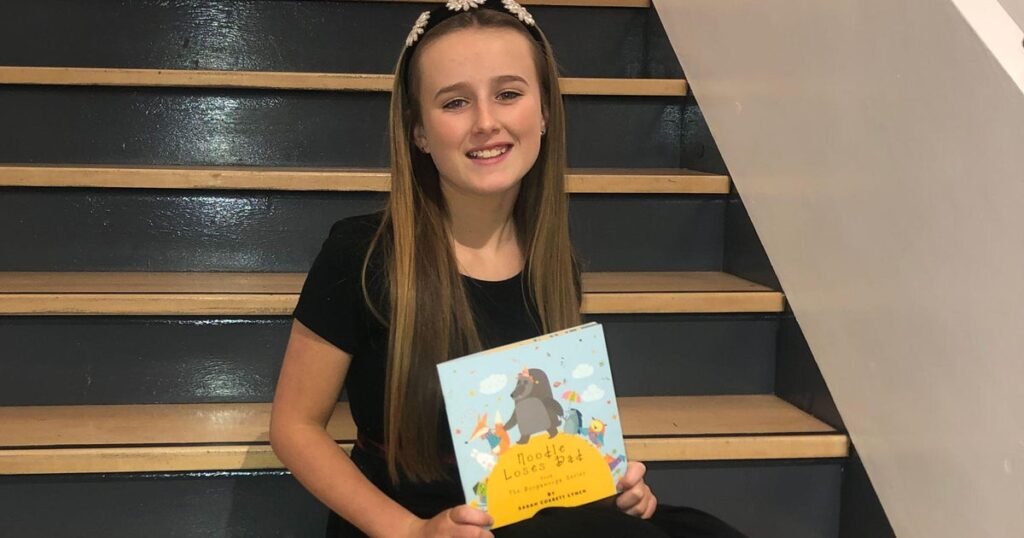 Teen daughter of murder victim writes children’s books on coping with loss