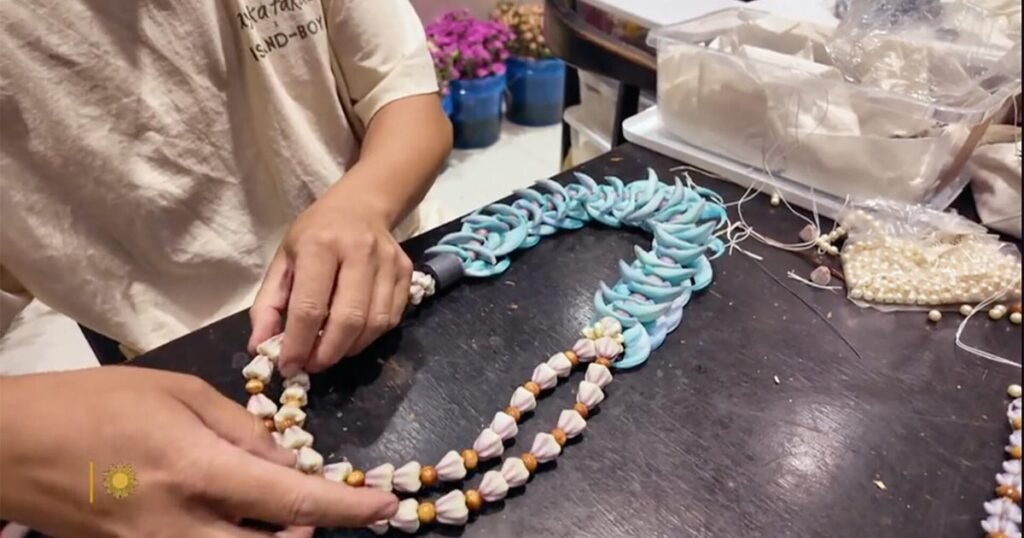 The ancient art of Hawaiian lei-making