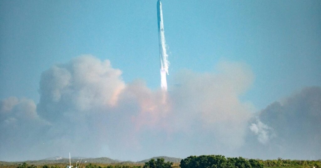 What’s next for SpaceX after megarocket launches but breaks apart over ocean