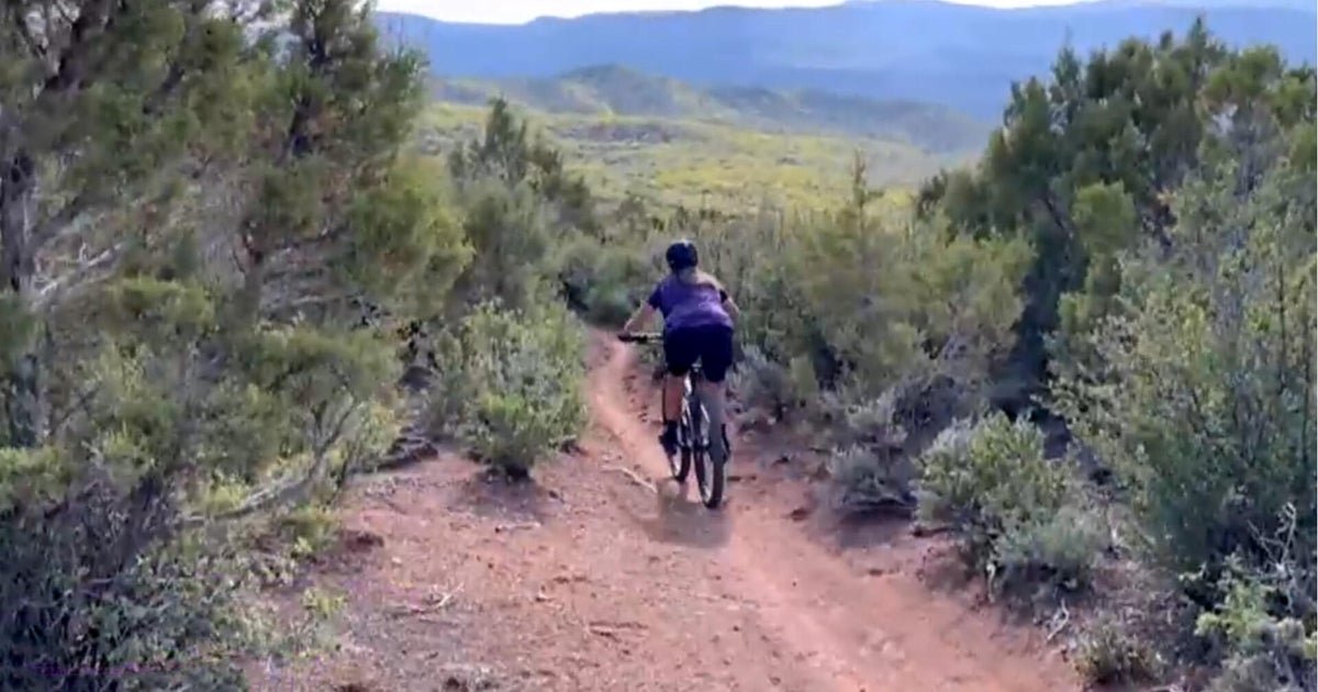 Woman starts mountain biking in her 50s, showing it’s never too late: “New outlook on life”