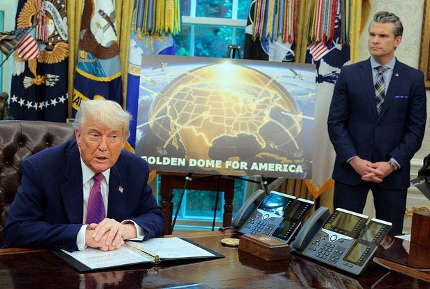 President Trump Makes Announcement With Defense Secretary Hegseth In The Oval Office 