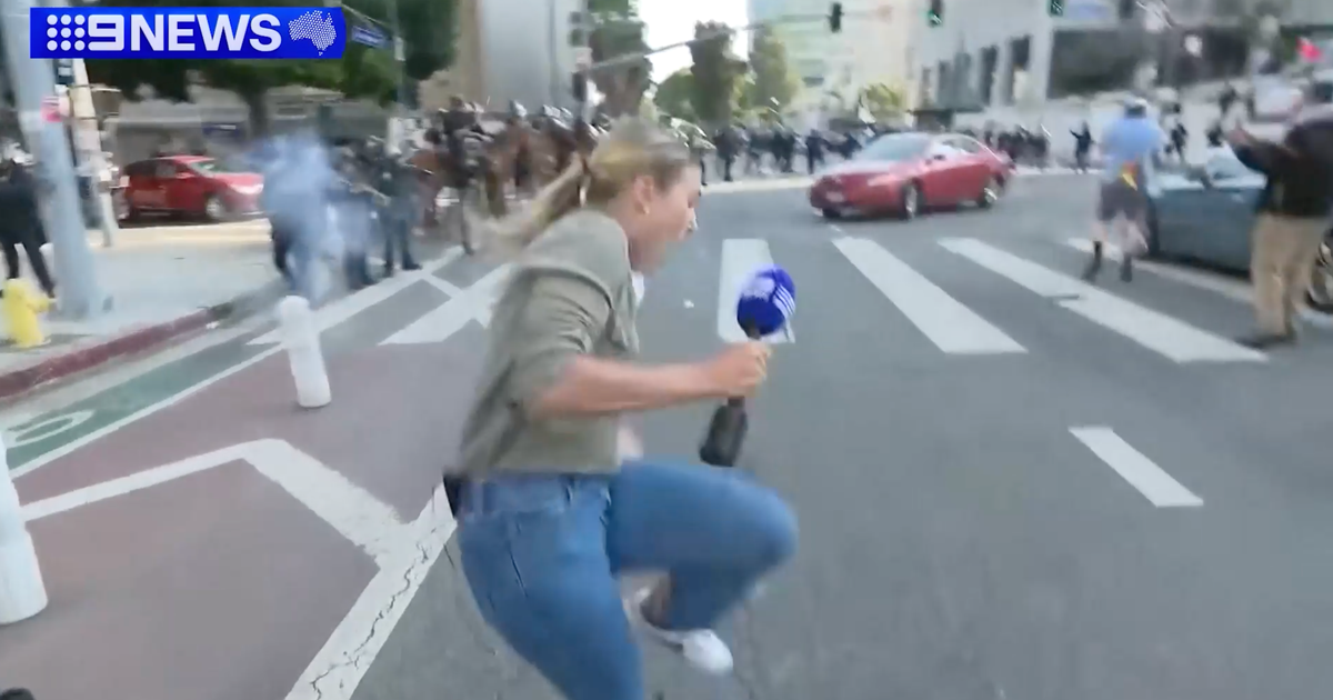 Australian reporter covering Los Angeles protests shot with rubber bullet by police officer