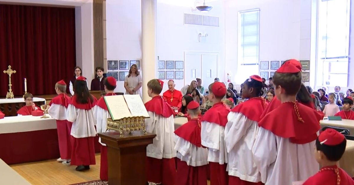 Chicago students who held mock papal conclave get surprise visit from Cardinal Cupich