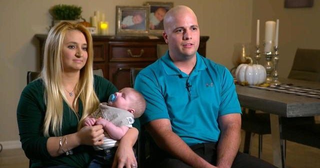 Florida couple celebrating newborn son after