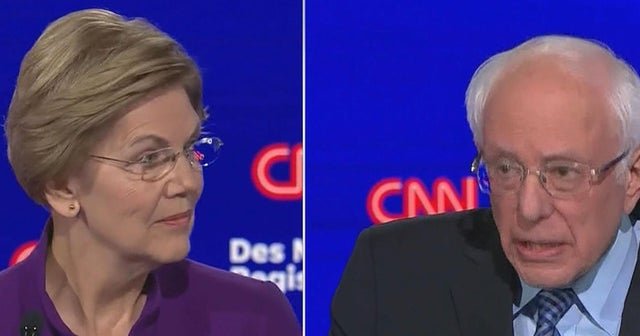 Hot mic catches tense moment between Sanders and Warren