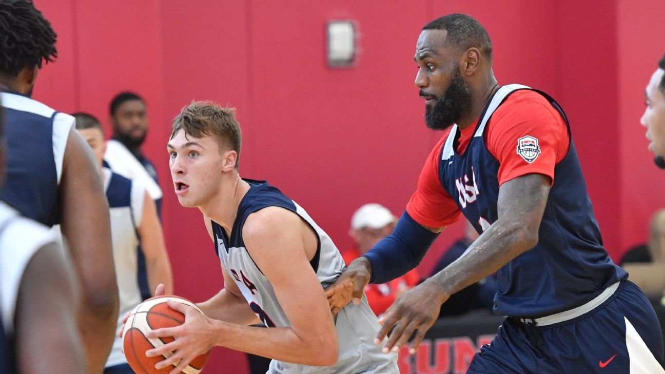 LeBron: Flagg being drafted by Mavericks amazing