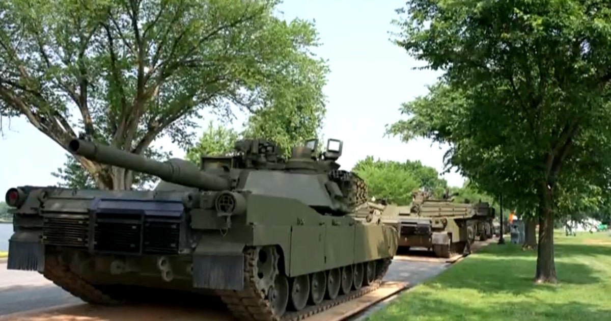 Military parade set to march through Washington, D.C. tonight