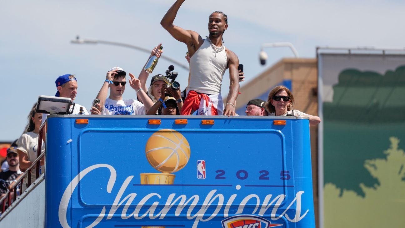 OKC celebrates title with fans: ‘We love you guys’