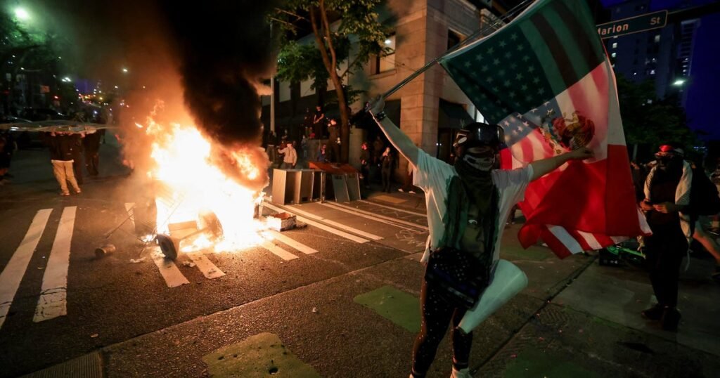Protests against immigration raids continue to spread across the U.S. Here’s a look at many of them.