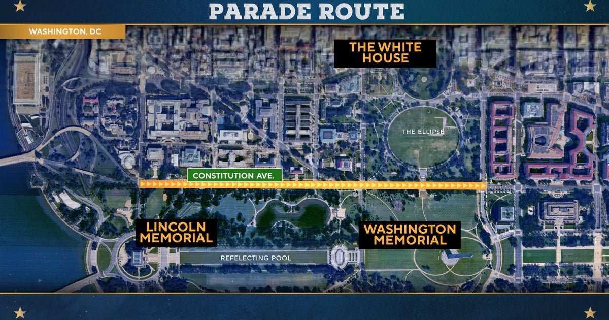 See D.C. route maps for Trump’s military parade celebrating the Army’s 250th anniversary