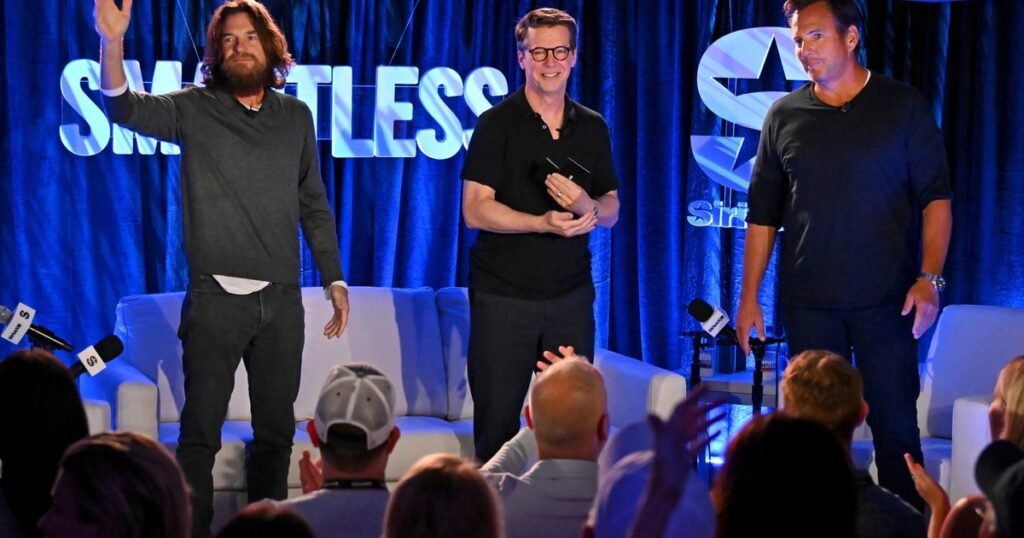 “SmartLess” podcast hosts Will Arnett, Jason Bateman and Sean Hayes launch mobile phone company