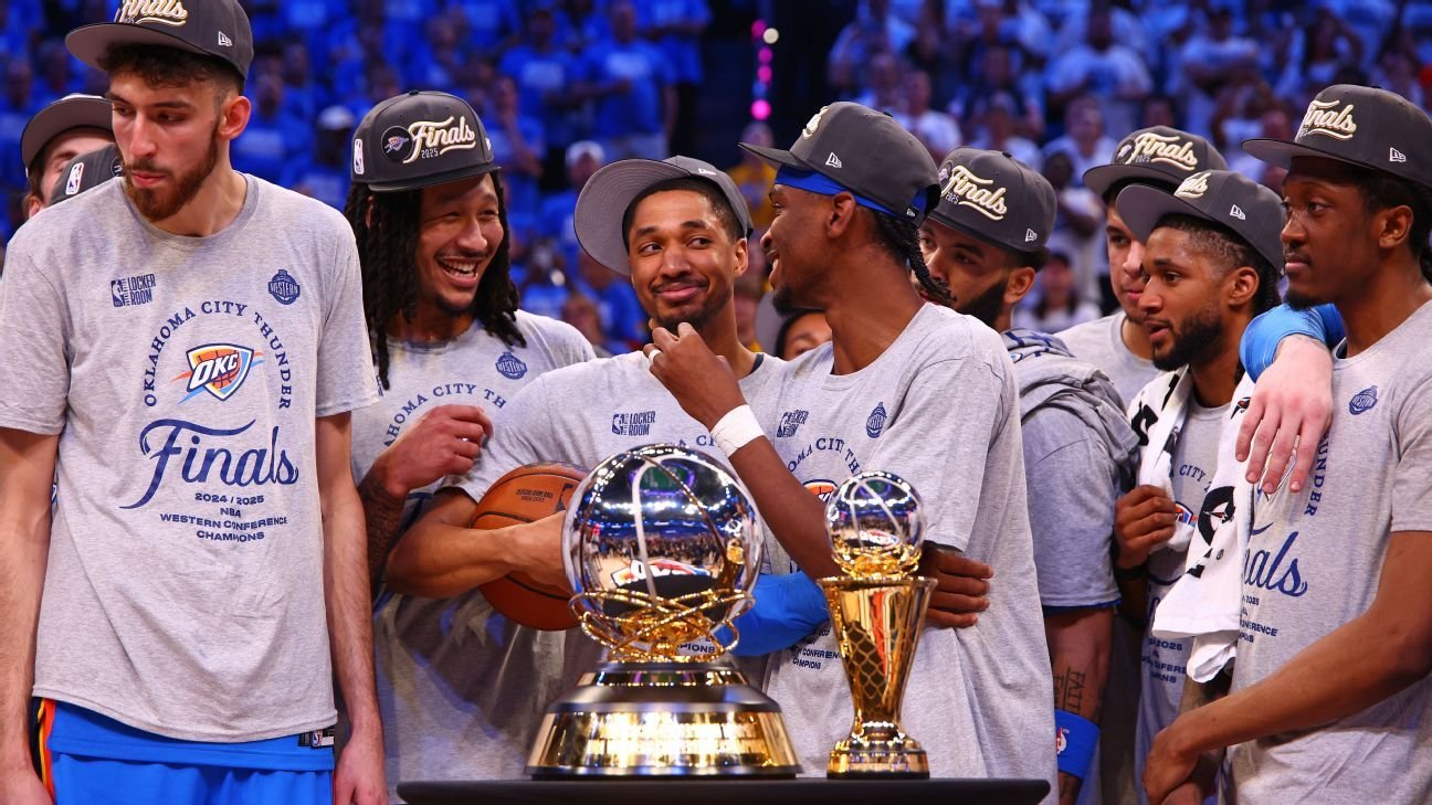 Thunder -750 favorites in NBA Finals over Pacers