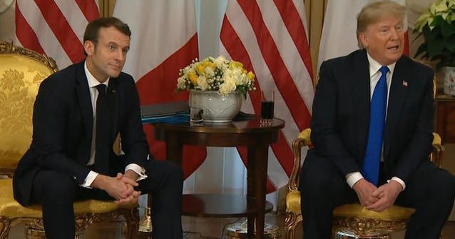 Trump clashes with Macron at NATO summit