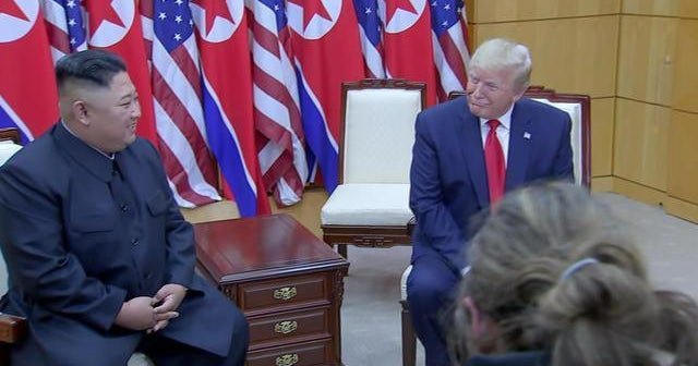 Trump meets with Kim Jong Un at the DMZ