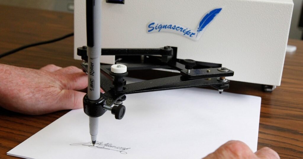 What is an autopen? Here’s what to know about the devices used by presidents, writers and more.