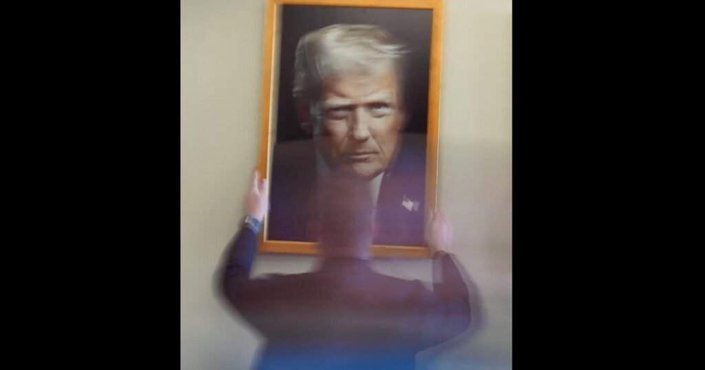 White House releases new official Trump portrait. See it here.