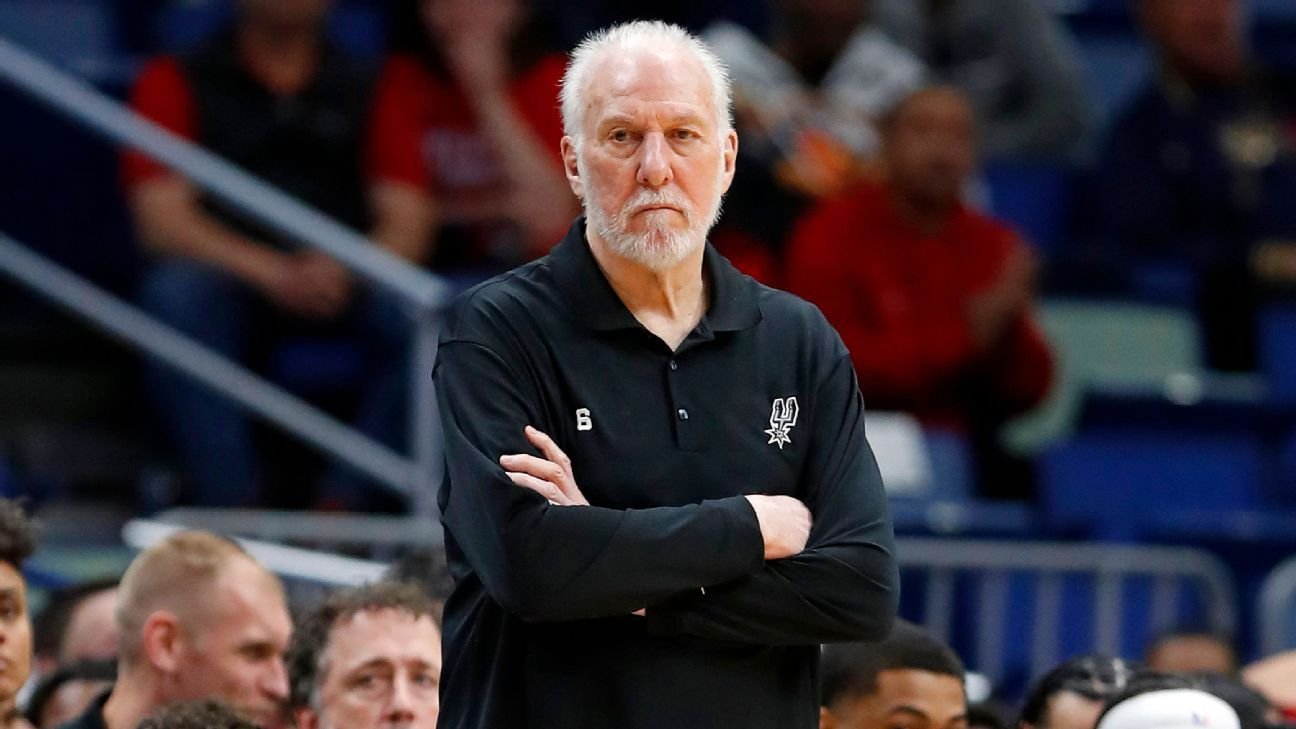 NBA adjusts Pop’s record after missed games