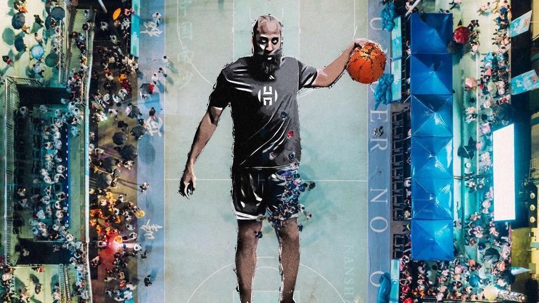 Clippers’ Harden surprised with court reveal, design on China tour